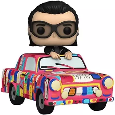 Buy Funko POP Rides Figure : U2 #293 Bono WIth Achtung Baby Car • 24.99£