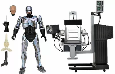 Buy Battle Damaged Robocop With Chair Alex Murphy Action Figure Deluxe Box NECA • 107.87£