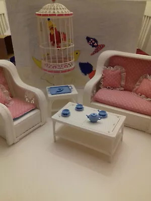 Buy Barbie Dream-Living Room Parrot Set Vintage Rare • 103.03£