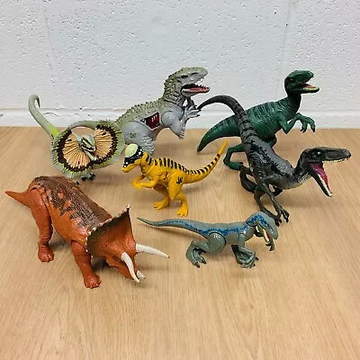 Buy Hasbro Jurassic World Dinosaur Action Figures Toys Bundle Indominus Rex & Blue • 29.95£