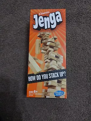 Buy Classic Jenga Game From Hasbro Stacking Wooden Block Game New • 12.99£