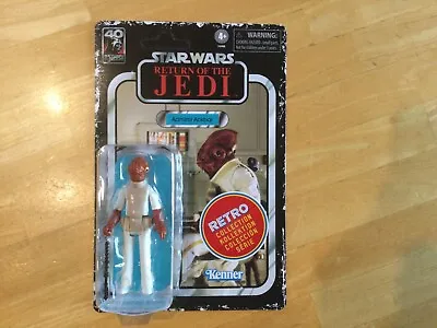 Buy Hasbro Kenner Retro Collection 3.75” Admiral Ackbar Carded Figure New • 12.99£
