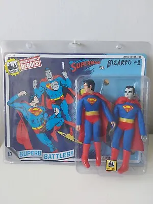 Buy DC Superman Bizzaro #1 Super Battles World Greatest Heroes Mego Sealed 2015 LE • 89.99£