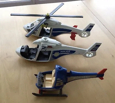 Buy Playmobil Police Helicopters X 3 For Spares Bundle. • 4.99£