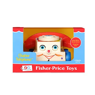 Buy Fisher Price Classic Chatter Phone Toy With Sounds • 13.99£