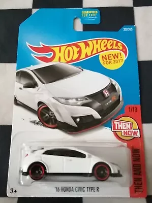 Buy Hot Wheels 2017 New Model 16 Honda Civic Type R Then And Now Long Card 327/265  • 12£
