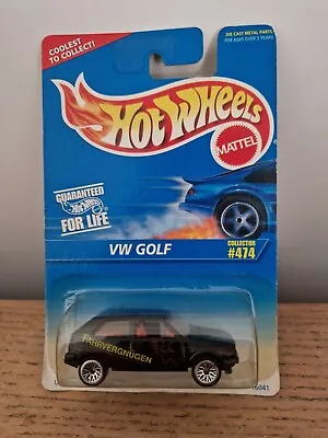 Buy 1995 Hot Wheels Black VW Golf Fahvergnugen Diecast Toy Car • 7.99£