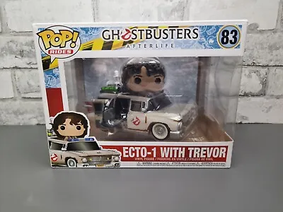 Buy Funko POP Ride Super Deluxe Movies: Ghostbusters Afterlife - Ecto 1 With Trevor • 37£