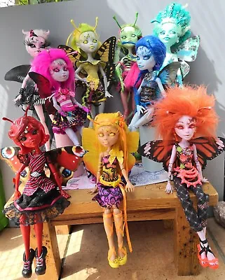 Buy 1 Monster High Doll Repaint BUTTERFLY UNION Fairy/Elf Choose Color €/Piece • 77.08£