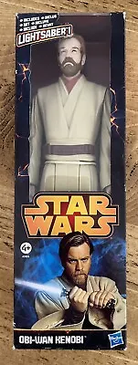 Buy STAR WARS Obi-Wan Kenobi 12'' Inch Doll Figure With Lightsaber Hasbro 1/6 Scale • 9.99£