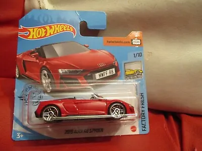Buy HOT WHEELS 2020 175/250 AUDI R8 SPYDER NEW ON CARD Red Version • 3.20£
