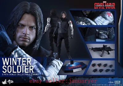 Buy Hot Toys MMS351 1/6 Captain America- Civil War Winter Soldier 2.0 Action Figure • 239.99£