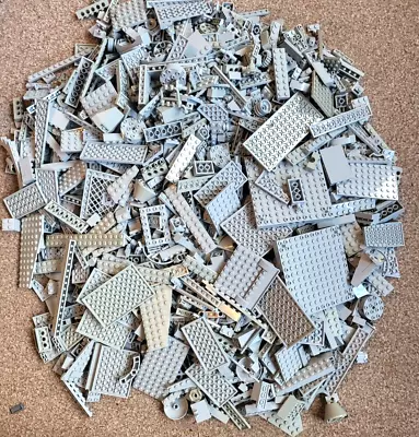 Buy 500g 1/2KG Light+Old Grey Lego Genuine Bricks/Tiles, Parts MOC Star Wars • 12.99£
