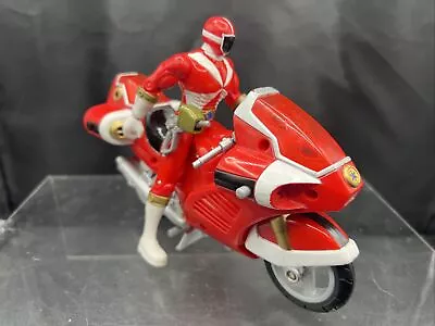 Buy Power Rangers Lightspeed Rescue Bike Red Ranger Loose 1999 Bandai • 10.99£
