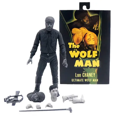 Buy NECA The Wolf Man With Lon Chaney 7'' PVC Action Figure Ultimate Wolf Man • 39.99£