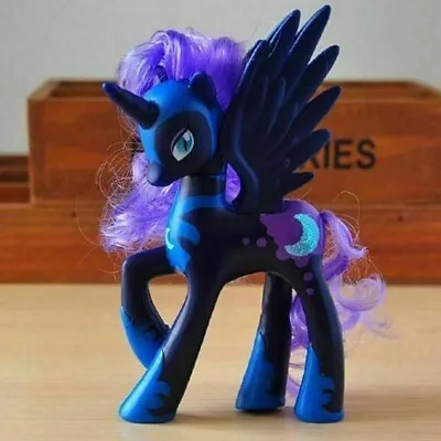 Buy 14cm PVC Toys MLP My Little Pony 5.5  Brushable NIGHTMARE MOON Princess Luna  • 6.39£