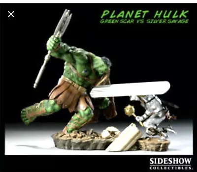 Buy Marvel PLANET HULK Vs SILVER SURFER Diorama EXCLUSIVE 90221 NEW Sealed Sideshow • 1,455.16£
