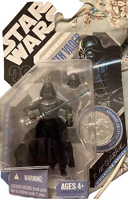 Buy Hasbro Star Wars 30th Anniversary Coin Figure Concept Darth Vader #28 • 13£