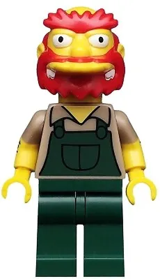 Buy Genuine Lego Groundskeeper Willie Minifigure The Simpsons -sim039- Colsim2 NEW • 4.73£