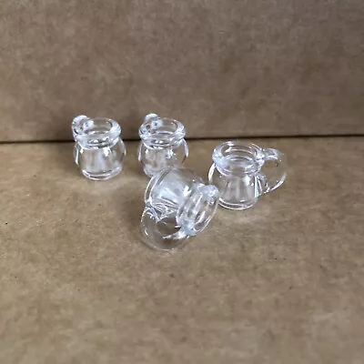 Buy Playmobil 4 Clear Drinking Glasses Tankards Cups Restaurant Dolls House Spare 13 • 1.70£