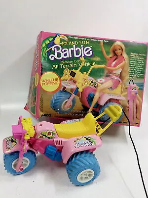 Buy Vintage Arco Barbie Island Fun Remote Control All Terrain Vehicle #7965 In Box • 9.99£