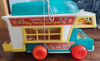 Buy Vintage 1970s Fisher Price Play Family Camper Van Near Complete Rare People • 39.50£