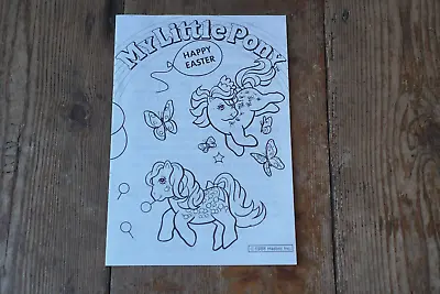 Buy Vintage My Little Pony Happy Easter Activity Pamphlet 1988 • 12£