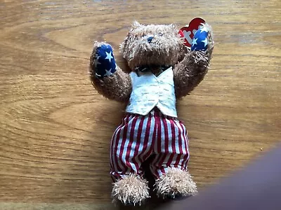Buy Ty Beanie - Baby Bear Teddy Revere USA Stars And Stripes Brand New With Tag • 10.99£