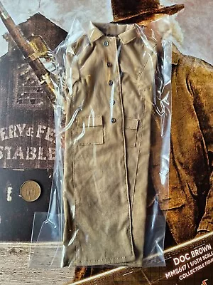 Buy Hot Toys BTTF3 Western Doc Brown MMS617 Trench Coat Loose 1/6th Scale • 34.99£