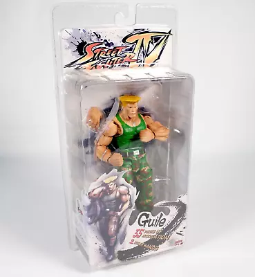 Buy New Capcom Neca 2009 Street Fighter IV 4 Guile Round 2 Action Figure • 30.83£