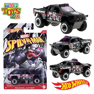 Buy Hot Wheels Marvel Spider-Man - Venom Sandblaster - 2/5 • 11.95£