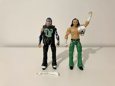 Buy WWE Matt & Jeff Hardy Elite Series 58 & 75 Mattel Wrestling Figures WWF AEW • 29.99£