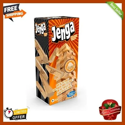 Buy Hasbro Gaming Jenga Classic Children's Game That Promotes Reaction Speed From... • 40£