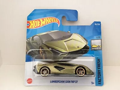 Buy Hotwheels Factory Fresh Lamborghini Sian Fkp 37 Short Card 2022 • 5.99£