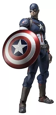 Buy S.H. Figuarts Avengers Captain America 155mm ABS & PVC Painted Action Figure • 68.60£
