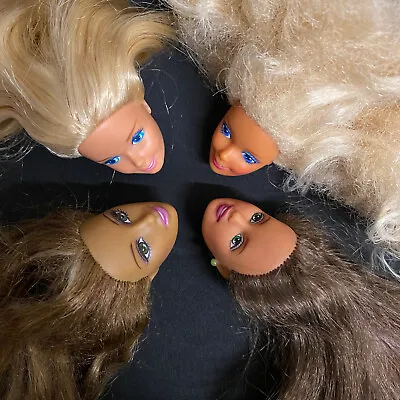 Buy Vintage Barbie Mattel Lot Of 4 Heads - As Is OOAK Replacement • 5.15£
