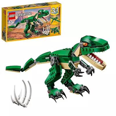 Buy LEGO 31058 Creator Mighty Dinosaurs Toy, 3 In 1 Model, T. Rex, Trice (US IMPORT) • 23.67£