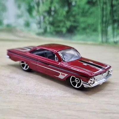 Buy Hot Wheels '61 Chevy Impala Diecast Model Car 1/64 (25) Excellent Condition • 6.60£