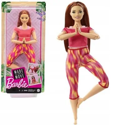 Buy BARBIE DOLL MADE TO MOVE Gymnast GXF07 MOVEABLE Mattel • 51.48£