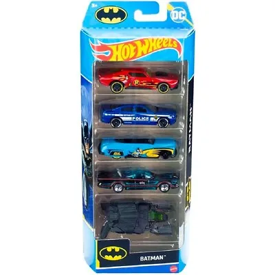 Buy Hot Wheels Cars Batman DC 5 Pack HLY68 Collectable Batmobile The Bat Official • 12.99£