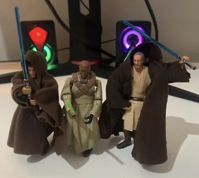 Buy Jedi Collection Of Star Wars Hashbro Figures Bundle LFL • 24£