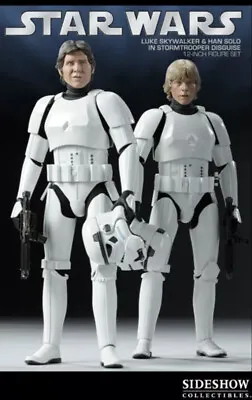 Buy Star Wars 2-Pack Han Solo & Luke Stormtroopers 12   1/6 2179 Sideshow New Sealed  • 685.57£