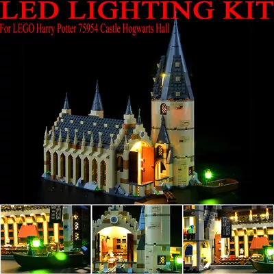 Buy LED Light Kit For LEGOs Harry Potter Hogwarts Great Hall 75954 With Battery Box • 21.23£