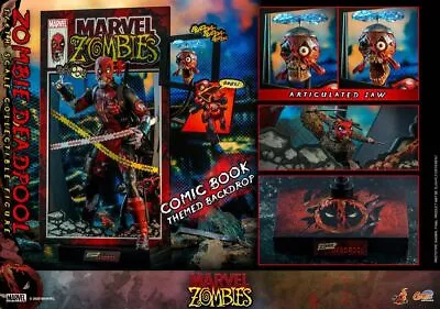 Buy In Stock Hottoys Hot Toys Cms06 Marvel Zombies Zombie Deadpool 1/6 Scale Figure • 390.95£