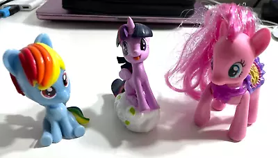 Buy 3 Pieces My Little Pony Mini Figures Plastic 90% New • 10£