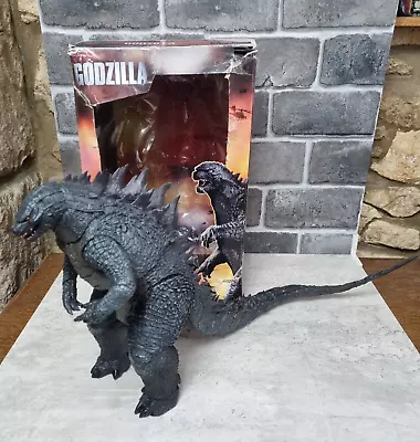 Buy Neca Roaring Godzilla 12  Tall 24  Long Deluxe Figure 2014 Working Damaged Box • 150£
