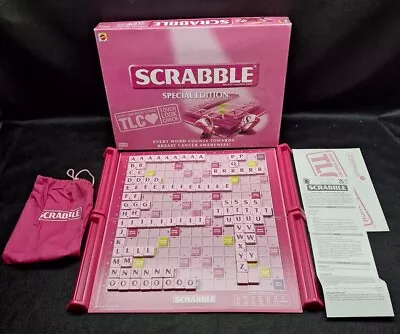 Buy Pink Scrabble Word Board Game Special Edition  100% Complete Barbie Pink  • 14£