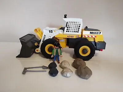 Buy Playmobil 4038 Maxx7 Digger Front Loader Digger Construction Excavator • 39.99£