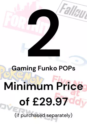 Buy Funko POP Mystery Box - Random 2 Genuine Gaming Funko POP With Protectors • 21.99£