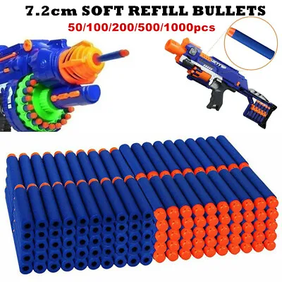Buy Nurf Gun Bullets Darts Blasters For Nerf N-Strike Kid Toy XMas Gift Elite Sniper • 3.99£